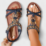 Cordelia - Grüne Ibiza-Sandalen