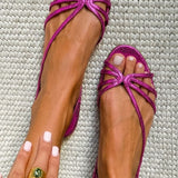 Rita | Goldene Sandalen Eleganz des Sommers